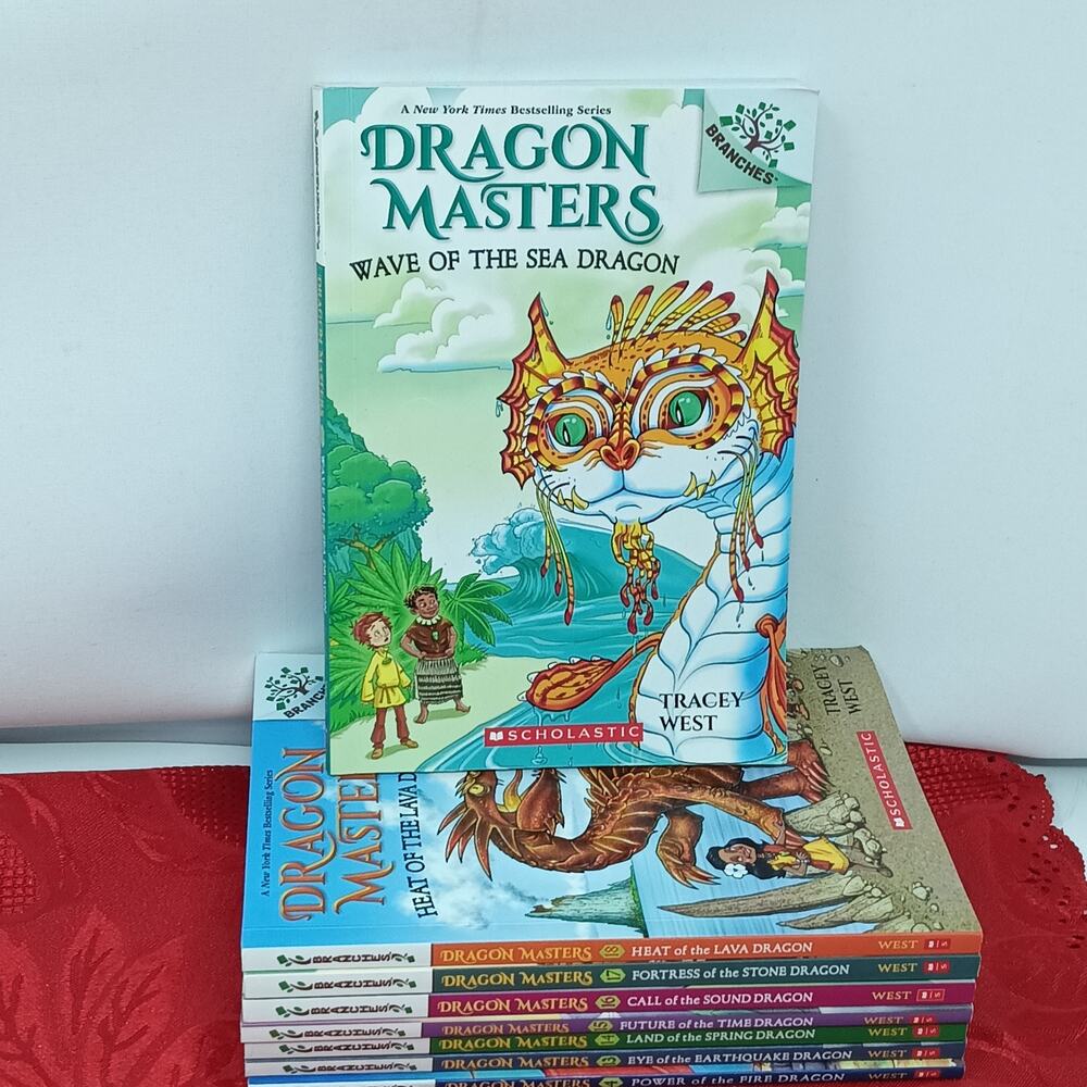 4, 13-19 Dragon Masters Tracey West PB Children's Books 8 Total